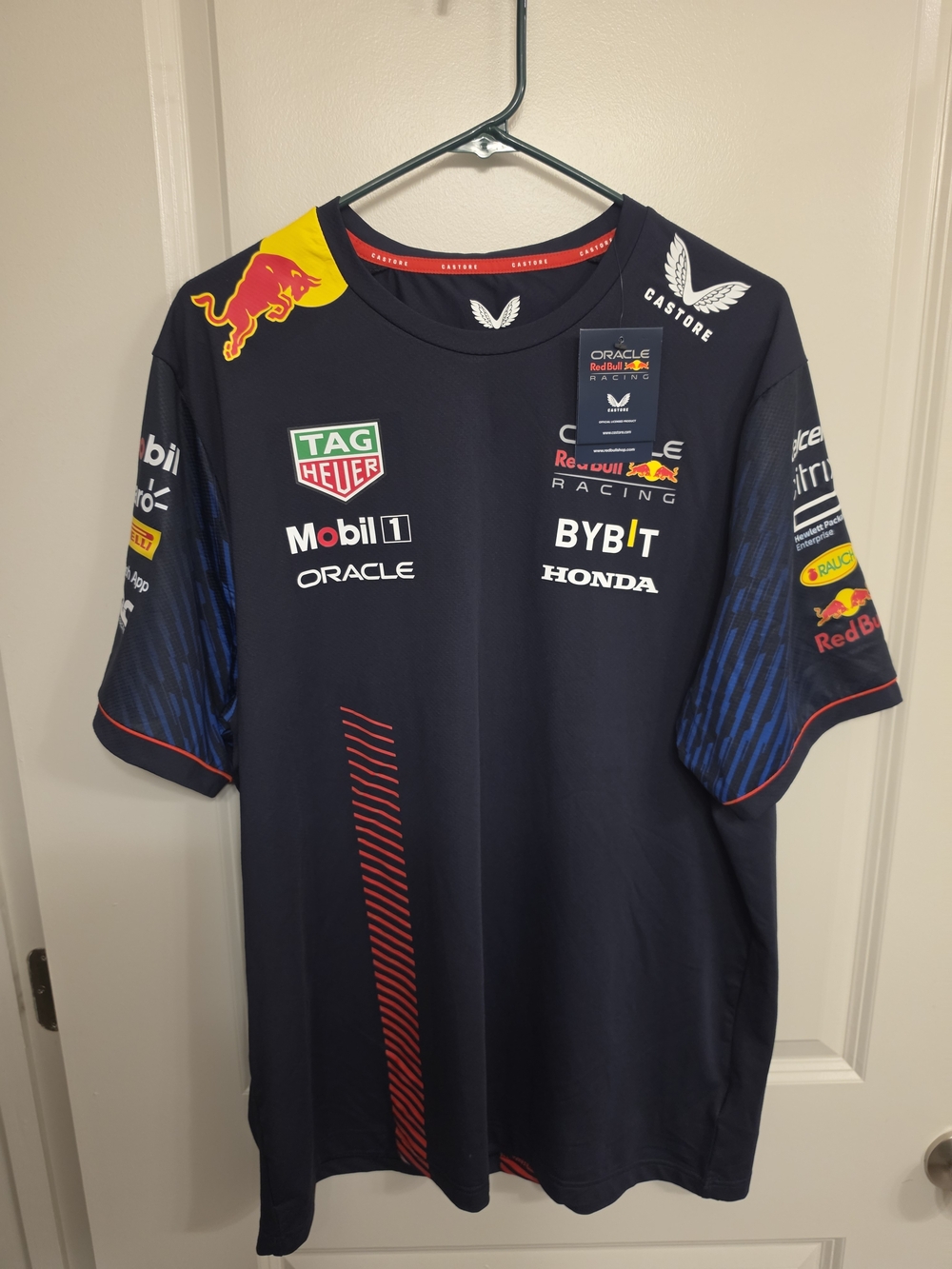 Castore x Red Bull Night Sky Team Tee with Wing Logo